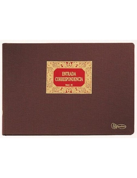 LIBRO ENTRADA CORRESPONDENCIA Fº APAISADO 100 HOJAS